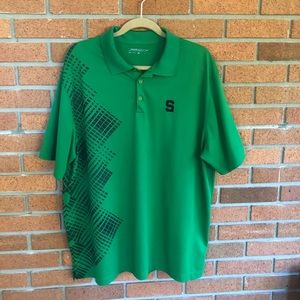 NIKE MENS XL MSU POLO SHIRT